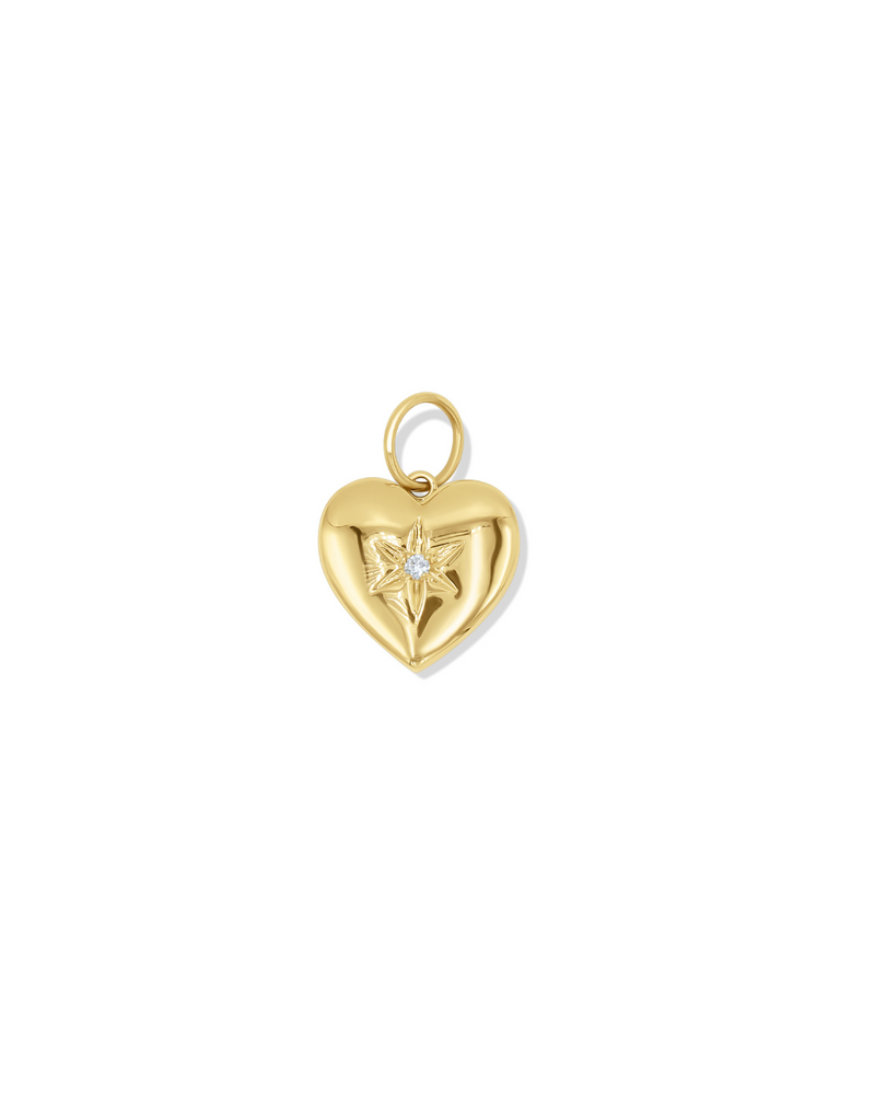 14K Dia Open Star Pendant