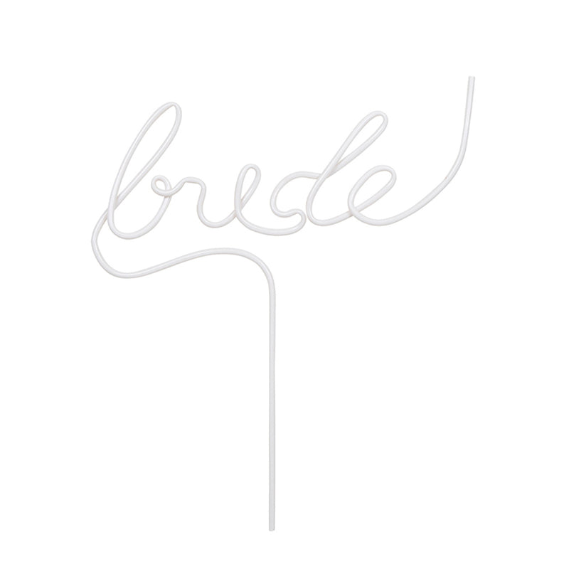 Word Straw Bride