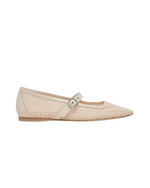 Rodni Mesh Ballet Flat Cream