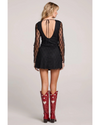 Addi Lace Mini Dress Black