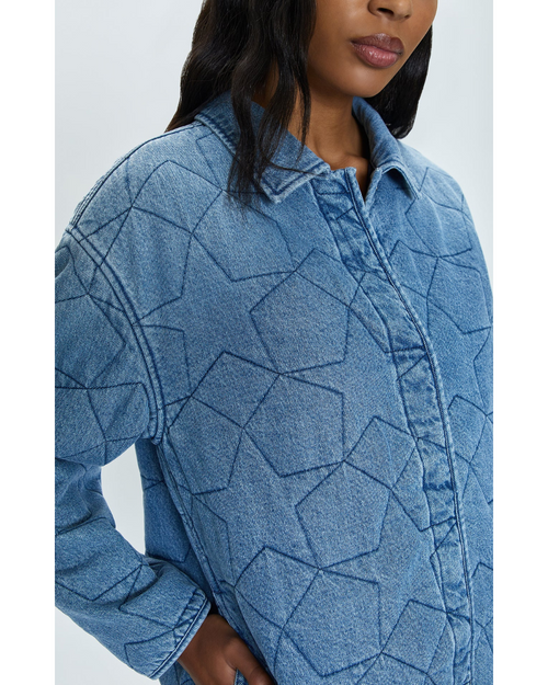 Alyssa Oversized Quilted Shacket Marmont Star