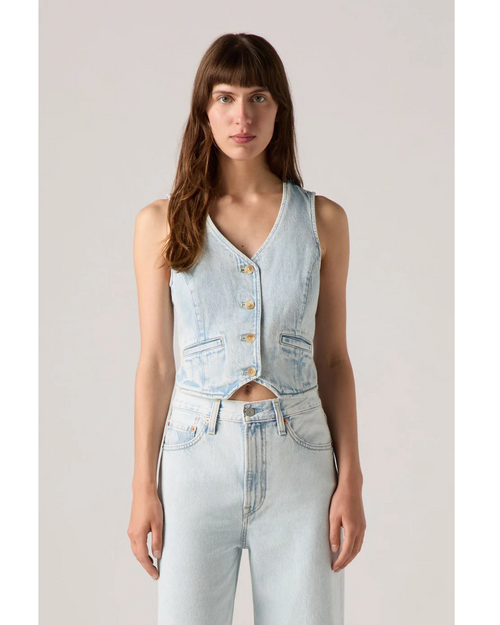 Amore Denim Vest Cause And Effect