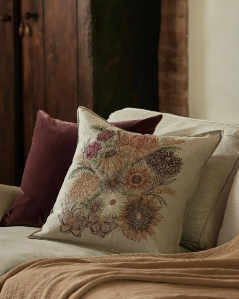 Autumn Blossoms Pillow