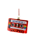 Awesome Mix Tape Ornament Red