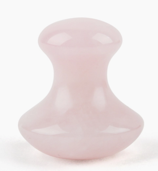 Rose Quartz Mushroom Gua Sha