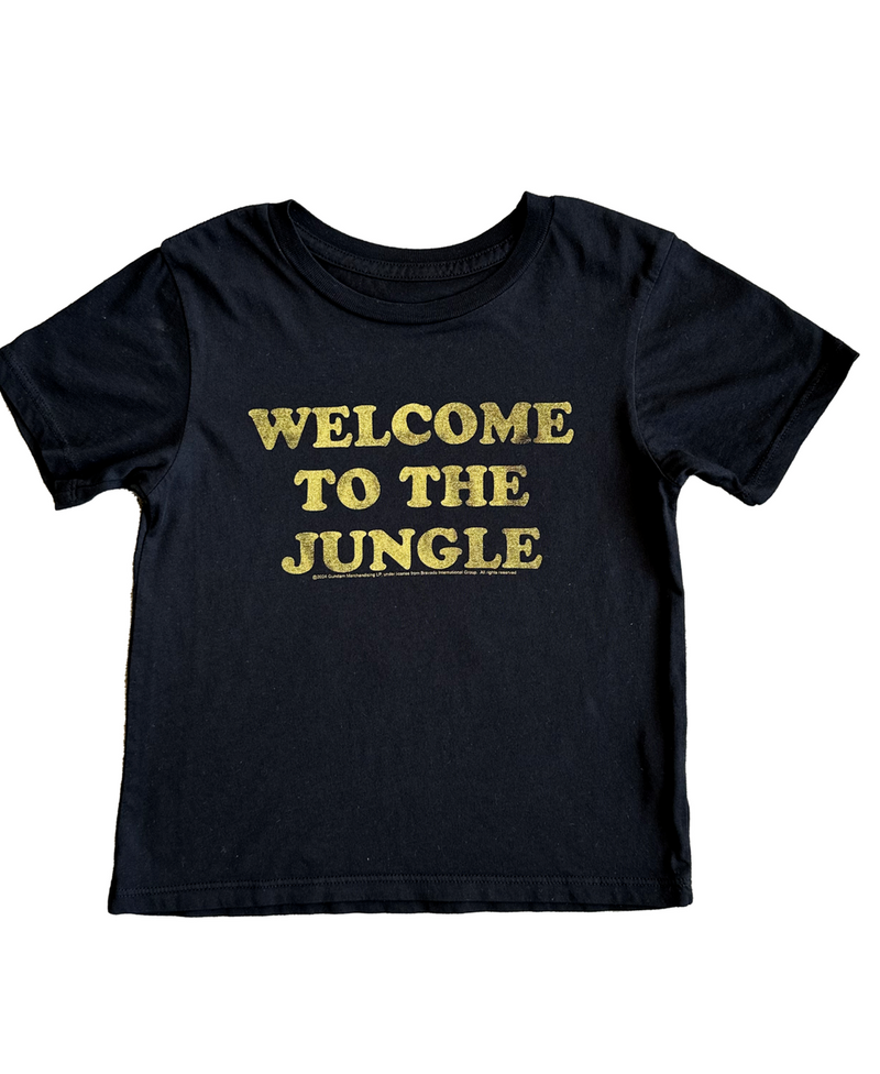 Welcome To The Jungle Tee Black