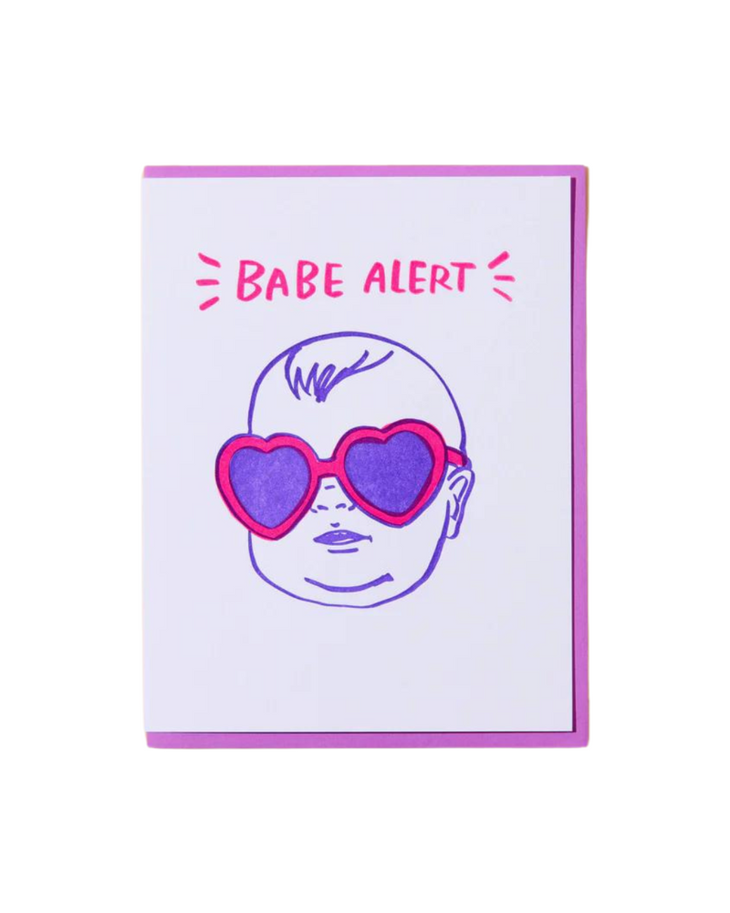 Babe Alert Card