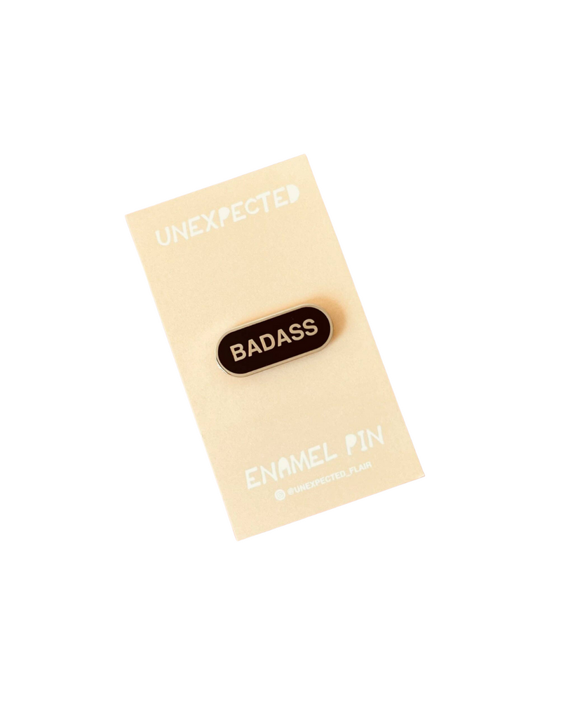 Badass Enamel Pin