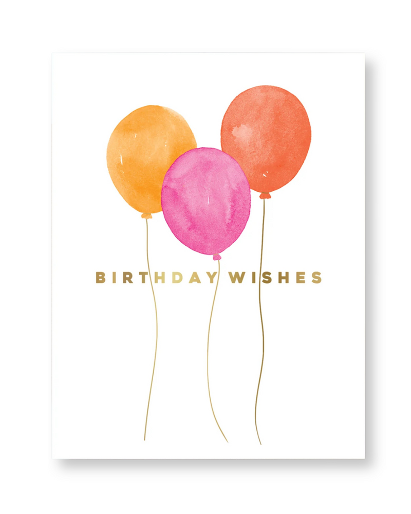 Balloons Birthday Greeting Card