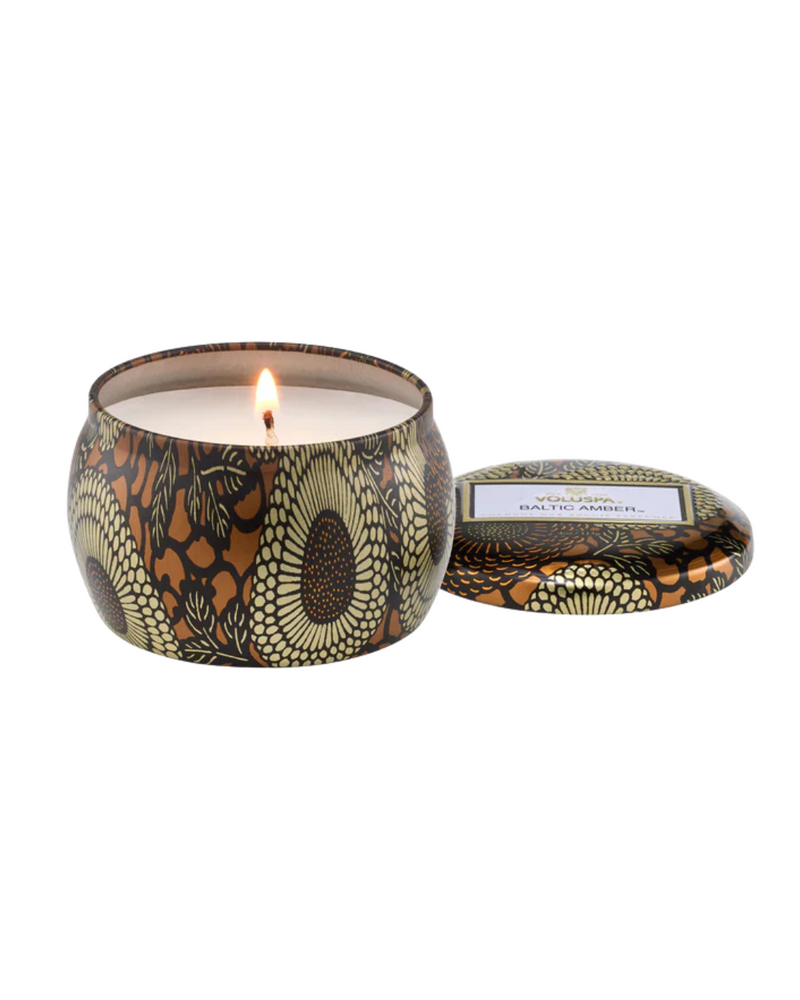 Baltic Amber Candle Mini Tin