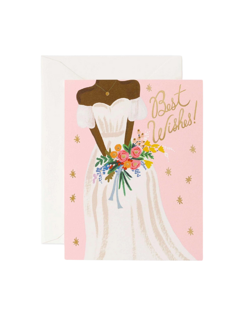 Beautiful Bride Rose Card