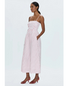 Bianca Smocked Bodice Dress Ruby Stripe