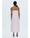 Bianca Smocked Bodice Dress Ruby Stripe