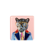 Big Cats Acrylic Coaster Panther