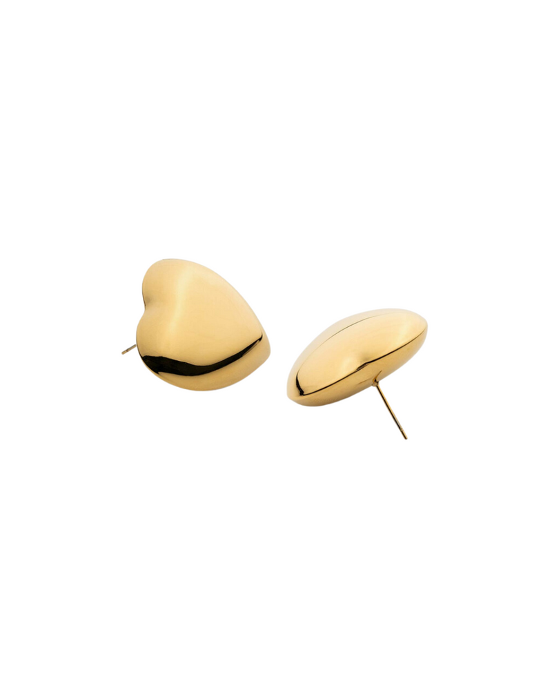 Big Romance Studs Gold