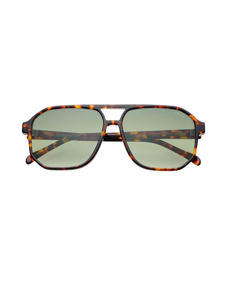 Billie Sunglasses Tort Green