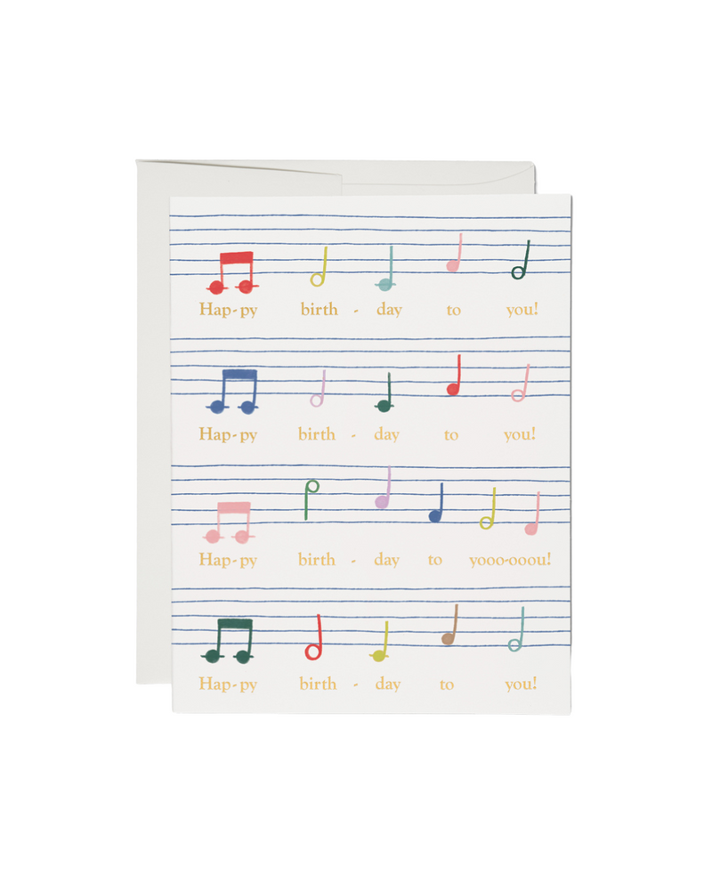 Birthday Song Card