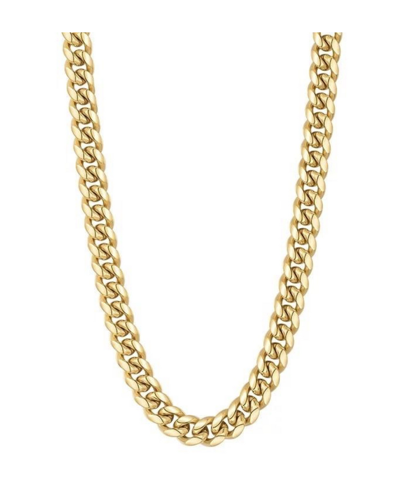 Blaire Chunky Necklace Yellow Gold