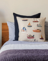 Boats Pattern Pillow