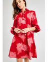 Bonnie Dress Crimson Floral