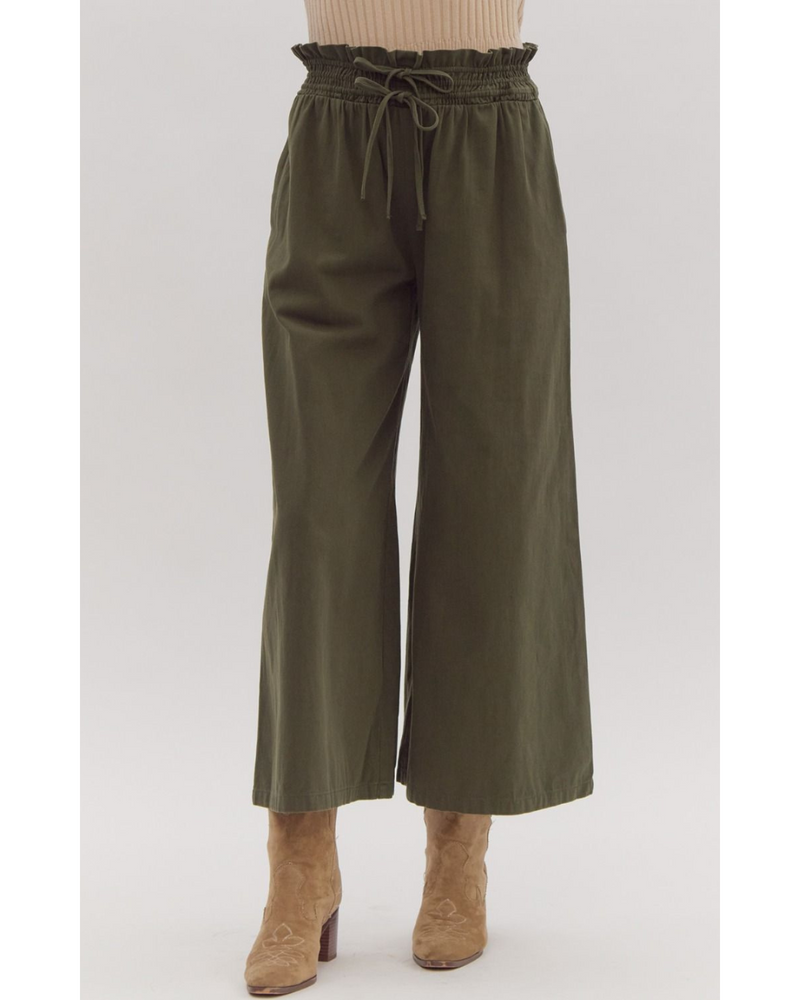 Brandy Pull On Pant Olive