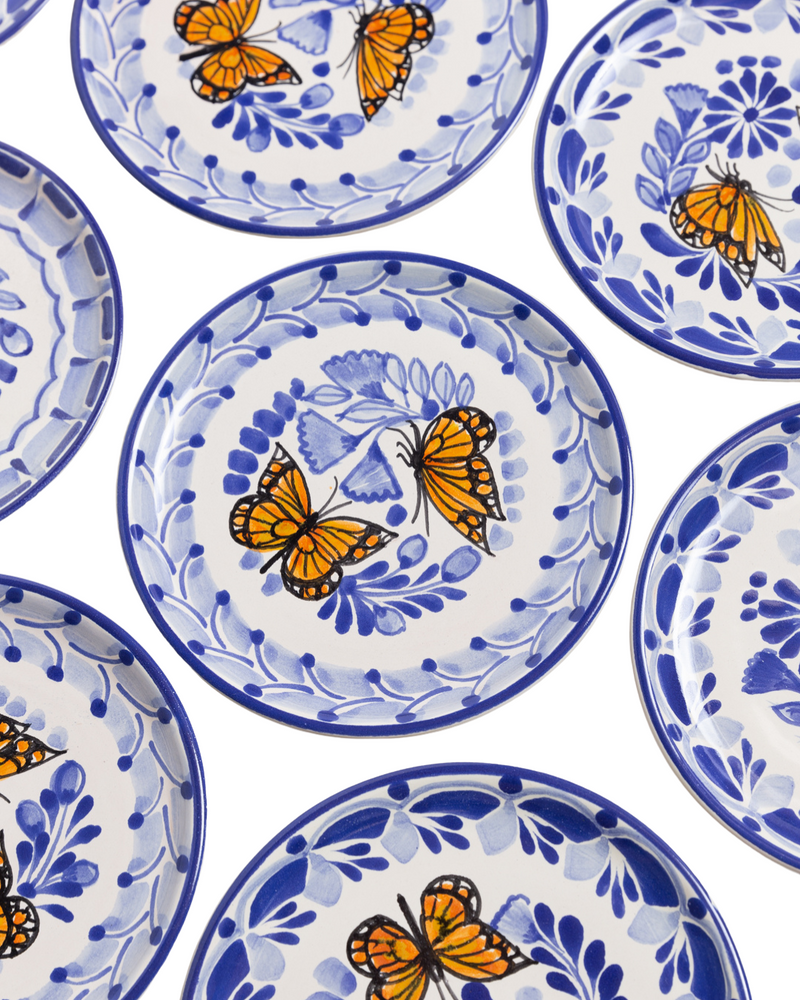 Butterfly Bread Plate Asst