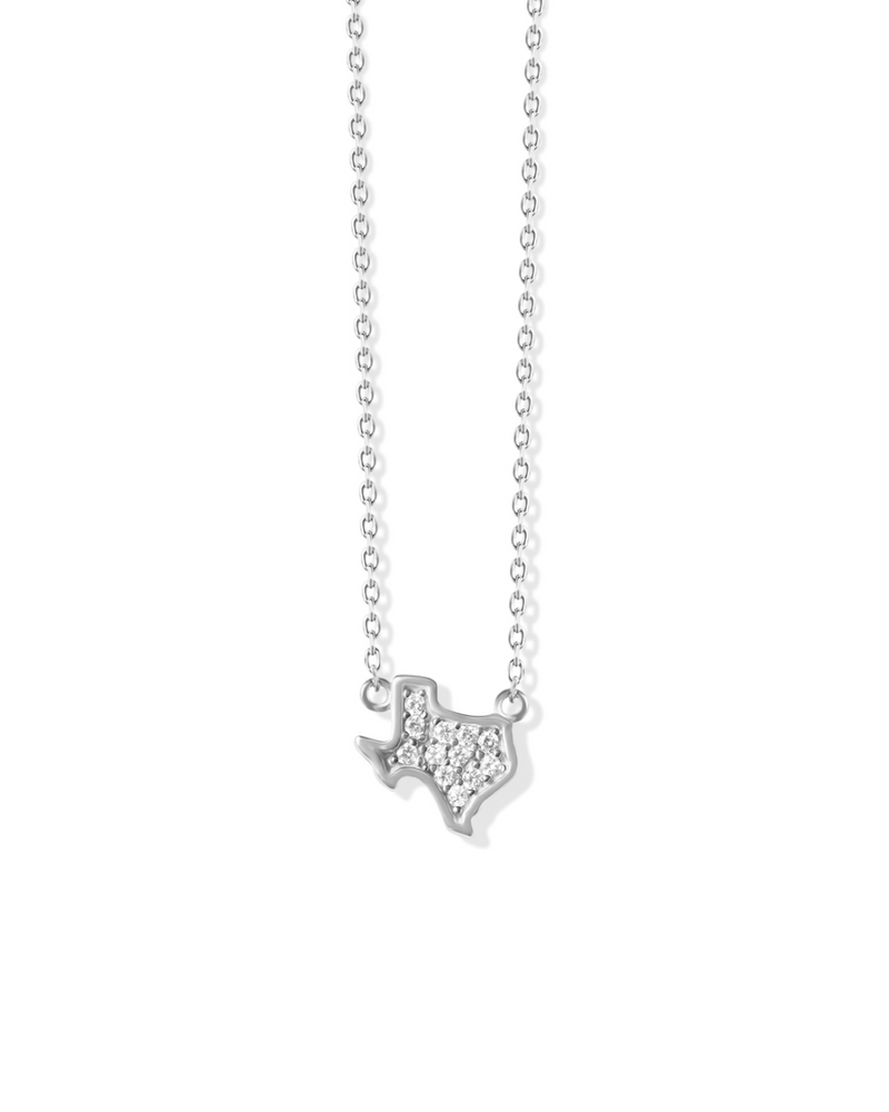 C+K Pave Texas Necklace S