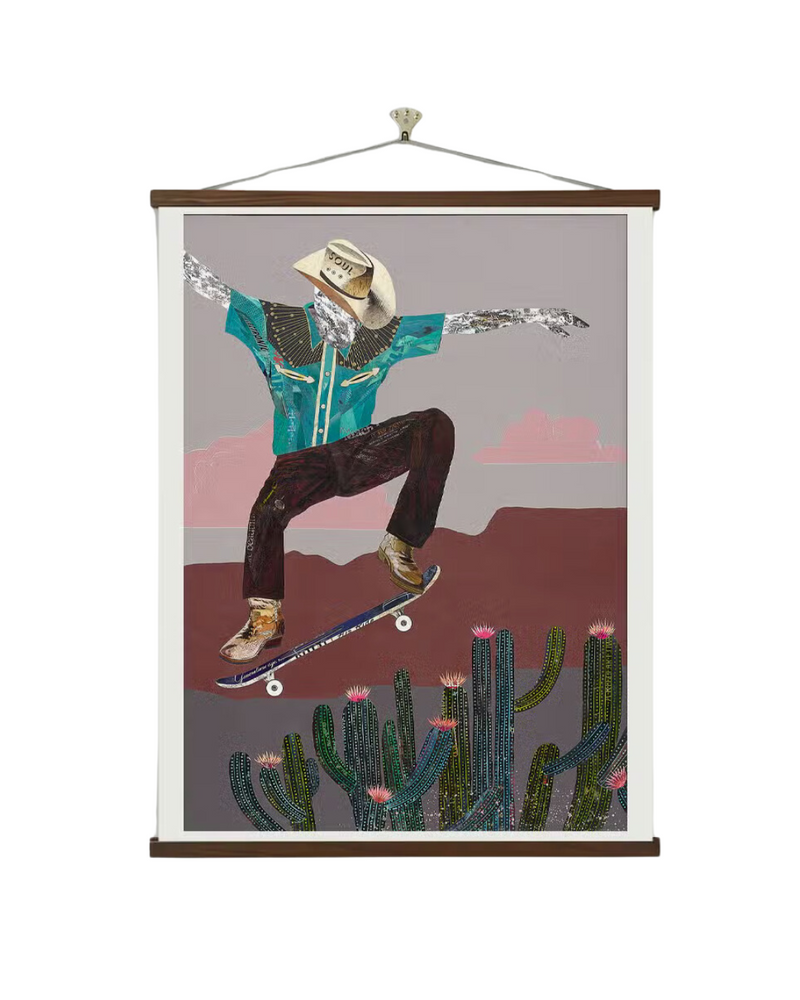 Cactus Rodeo Print 32x40