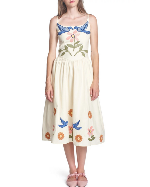 Calista Dress Bone