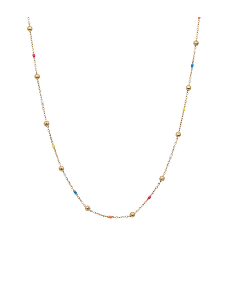 Candy Shop Necklace Multi Gold