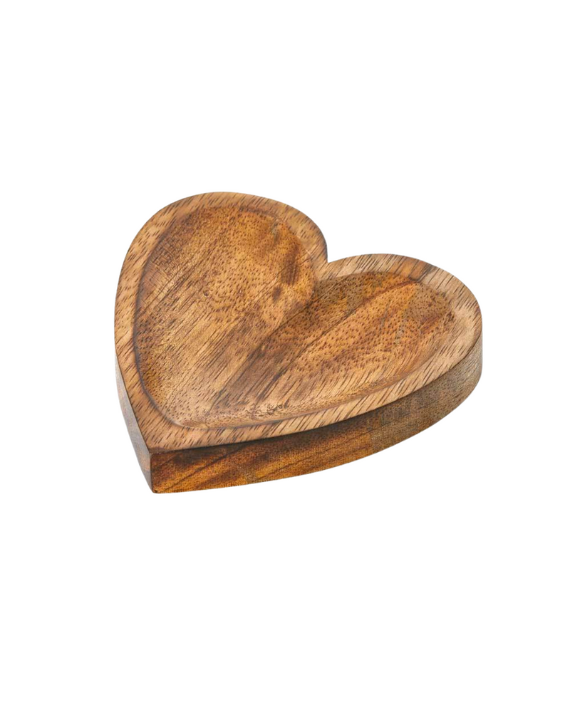 Carved Heart Trinket Dish