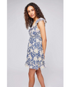 Cecilia Dress Blue Floral