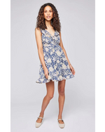 Cecilia Dress Blue Floral