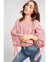 Cecily Top Sugarplum Plaid