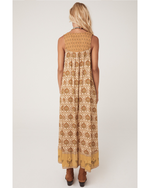 Chateau Maxi Sundress Champagne