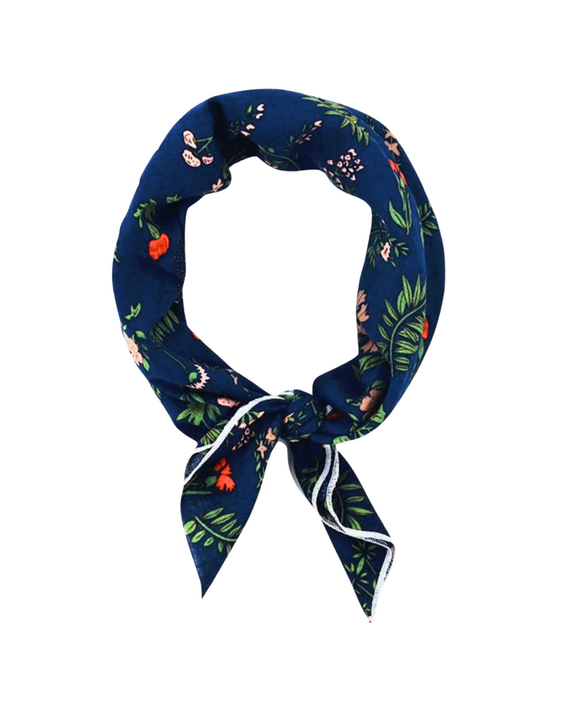 Chic Neckerchief Scarf Navy