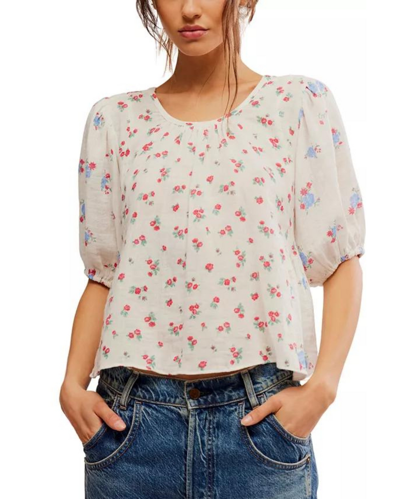 Chloe Printed Top Tea Combo