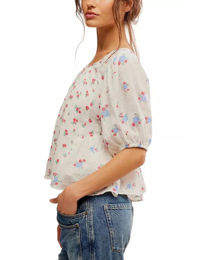 Chloe Printed Top Tea Combo