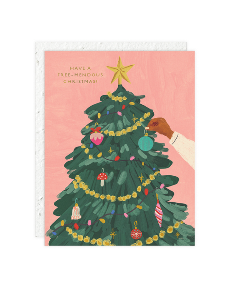 Christmas Tree Hanging Card