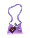 Clear Colors Crossbody Purple