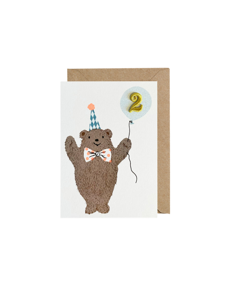 Confetti Pets Card  Bear 2