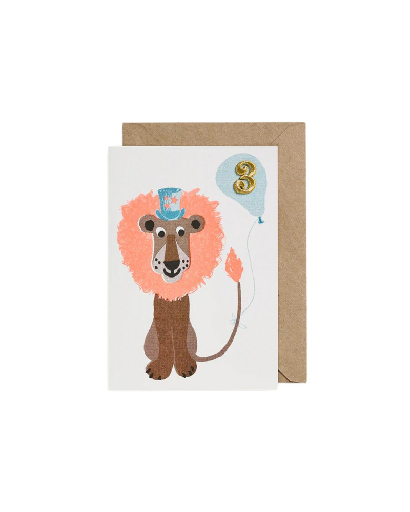 Confetti Pets Card  Lion 3