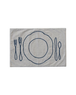 Cotton Linen Emb Table Setting Placemat