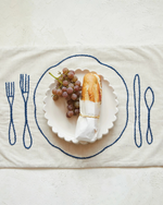 Cotton Linen Emb Table Setting Placemat