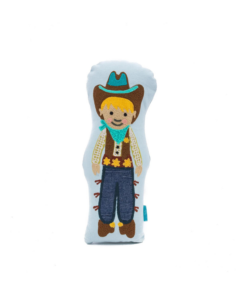 Cowboy Embroidery Doll