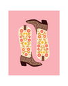 Cowgirl Boots Print 8x10