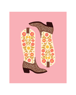 Cowgirl Boots Print 8x10