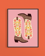 Cowgirl Boots Print 8x10