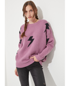 Dahlia Bolt Sweater Mauve Frost