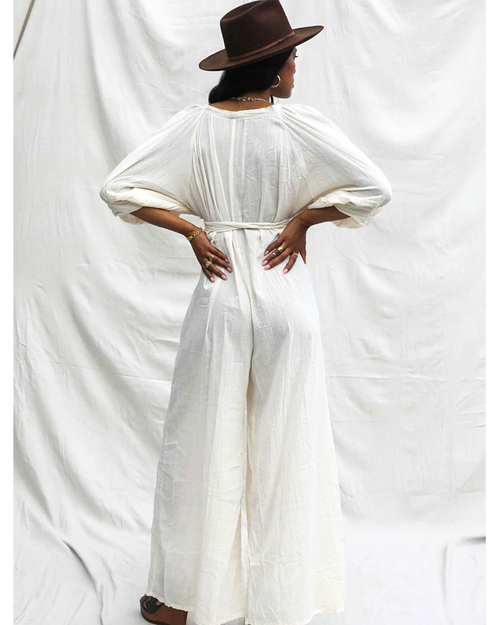 Dancehall Jumpsuit White